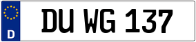 Truck License Plate